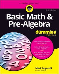 Book Cover for Basic Math & Pre-Algebra by Mark Zegarelli
