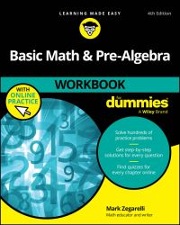 Book Cover for Basic Math & Pre-Algebra Workbook For Dummies by Mark Zegarelli