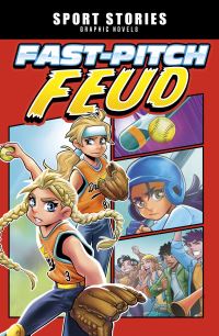 Book Cover for Fast-Pitch Feud by Stephanie True Peters
