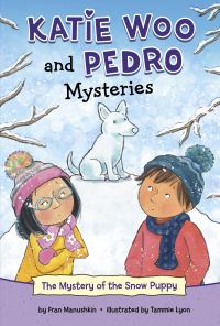 Book Cover for The Mystery of the Snow Puppy by Fran Manushkin