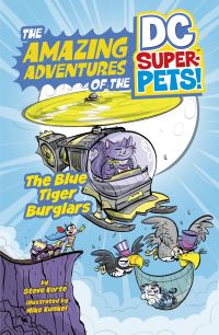 Book Cover for The Blue Tiger Burglars by Steve Korté, Bob Kane, Bill Finger