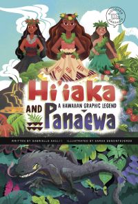 Book Cover for Hi'iaka and Pana'ewa by Gabrielle Ahulii