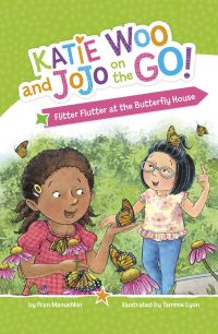 Book Cover for Flitter Flutter at the Butterfly House by Fran Manushkin