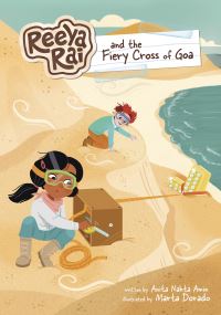 Book Cover for Reeya Rai and the Fiery Cross of Goa by Anita Nahta Amin