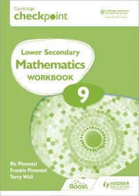 Book Cover for Cambridge Checkpoint Lower Secondary Mathematics Workbook 9 by Frankie Pimentel, Ric Pimentel, Terry Wall