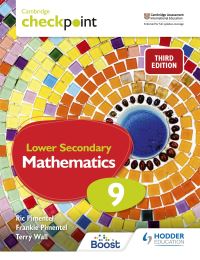 Book Cover for Cambridge Checkpoint Lower Secondary Mathematics. 9 Student's Book by Frankie Pimentel, Ric Pimentel, Terry Wall