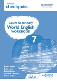 Book Cover for Cambridge Checkpoint Lower Secondary World English Workbook 7 by Monica Menon