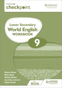 Book Cover for Cambridge Checkpoint Lower Secondary World English Workbook 9 by Monica Menon