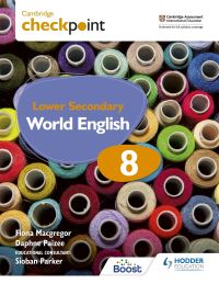 Book Cover for Cambridge Checkpoint Lower Secondary World English. 8 Student's Book by Fiona MacGregor, Daphne Paizee