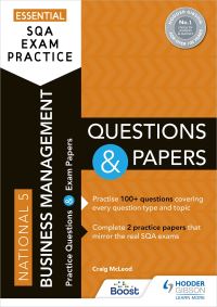 Book Cover for National 5 Business Management. Questions and Papers by Peter Hagan