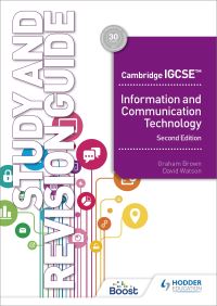 Book Cover for Cambridge IGCSE Information and Communication Technology Study and Revision Guide Second Edition by David Watson, Graham Brown