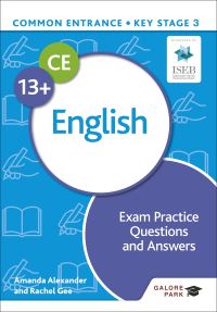 Book Cover for Common Entrance 13+ English. Exam Practice Questions and Answers by Amanda Alexander, Rachel Gee