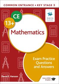 Book Cover for Common Entrance 13+ Mathematics. Exam Practice Questions and Answers by David E Hanson