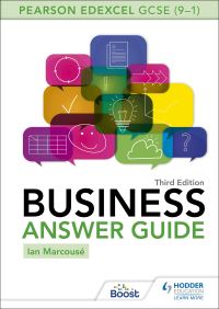 Book Cover for Pearson Edexcel GCSE (9-1) Business. Answer Guide by Ian Marcousé