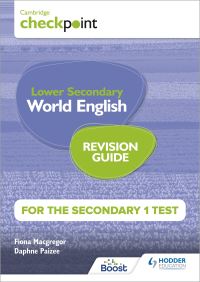 Book Cover for Lower Secondary World English Revision Guide by Fiona MacGregor, Daphne Paizee