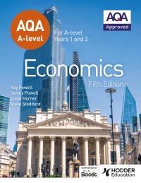 Book Cover for AQA A-Level Economics by James Powell, Ray Powell, David Horner, Steve Stoddard