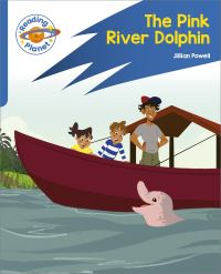 Book Cover for The Pink River Dolphin by Jillian Powell