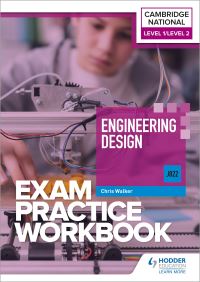 Book Cover for Level 1/Level 2 Cambridge National in Engineering Design (J822). Exam Practice Workbook by Chris Walker