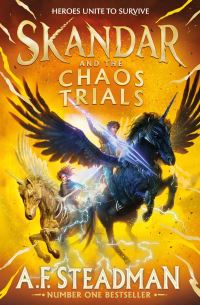 Book Cover for Skandar and the Chaos Trials by A F Steadman