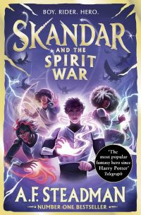 Book Cover for Skandar and the Spirit War by A F Steadman