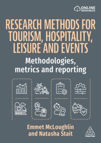 Book Cover for Research Methods for Tourism, Hospitality, Leisure and Events by Emmet McLoughlin, Natasha Stait