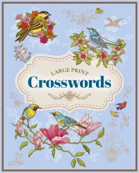 Book Cover for Large Print Crosswords by Eric Saunders
