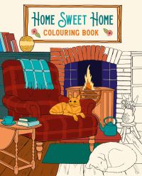Book Cover for Home Sweet Home Colouring Book by Tansy Willow