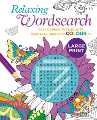 Book Cover for Relaxing Large Print Wordsearch by Eric Saunders
