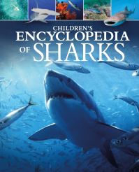 Book Cover for Children's Encyclopedia of Sharks by Claudia Martin