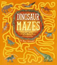 Book Cover for Dinosaur Mazes by Matt Yeo