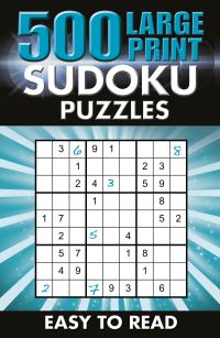 Book Cover for 500 Large Print Sudoku Puzzles by Eric Saunders