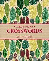 Book Cover for Large Print Crosswords by Eric Saunders