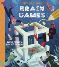 Book Cover for Train Your Brain! Brain Games by Lisa Regan