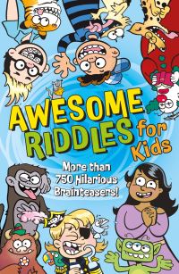 Book Cover for Awesome Riddles for Kids by Samantha Hilton