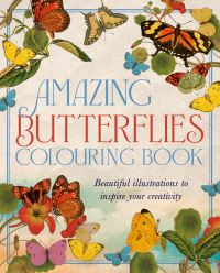 Book Cover for Amazing Butterflies Colouring Book by David Woodroffe