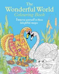 Book Cover for The Wonderful World Colouring Book by Tansy Willow