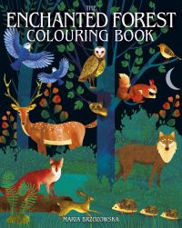 Book Cover for The Enchanted Forest Colouring Book by Maria Brzozowska