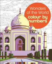 Book Cover for Wonders of the World Colour by Numbers by David Woodroffe