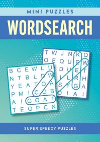 Book Cover for Mini Puzzles Wordsearch by Eric Saunders
