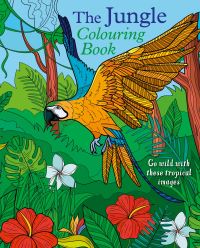 Book Cover for The Jungle Colouring Book by Tansy Willow