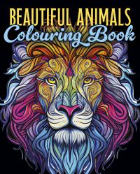 Book Cover for Beautiful Animals Colouring Book by Tansy Willow