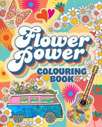 Book Cover for Flower Power Colouring Book by Tansy Willow