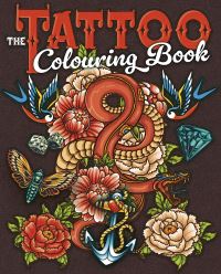 Book Cover for The Tattoo Colouring Book by Tansy Willow