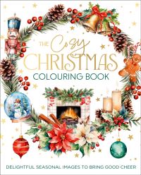 Book Cover for The Cosy Christmas Colouring Book by Tansy Willow