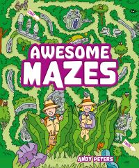 Book Cover for Awesome Mazes by Andy Peters