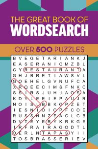 Book Cover for The Great Book of Wordsearch by Eric Saunders