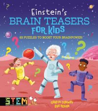 Book Cover for Einstein's Brain Teasers for Kids by Lisa Regan