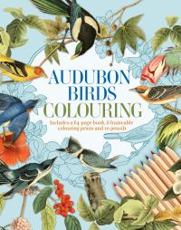 Book Cover for Audubon Birds Colouring Kit by Peter Gray