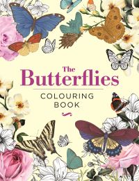 Book Cover for The Butterflies Colouring Book by Peter Gray
