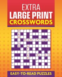 Book Cover for Extra Large Print Crosswords by Eric Saunders